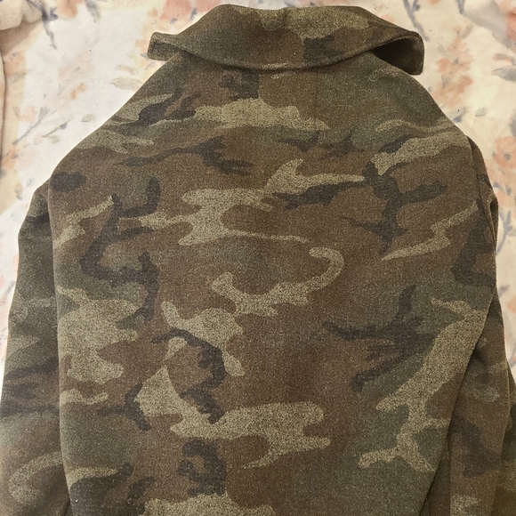 NWT Calvin Klein Wool Blend Camo Jacket - Picture 7 of 14